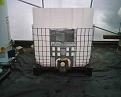 IBC Tote cut to fit through a 36&quot; door and used as a aquaponics fish tank