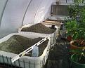 Grow Beds Filled with Gravel, Leveled and allmost ready to go.